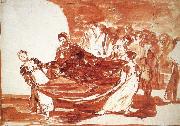 Francisco Goya Drawing for Disparate feminino china oil painting artist
